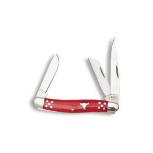 Cattleman Stockman Cattle Knife in red