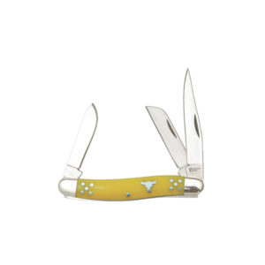 Cattleman Stockman Cattle Knife in yellow